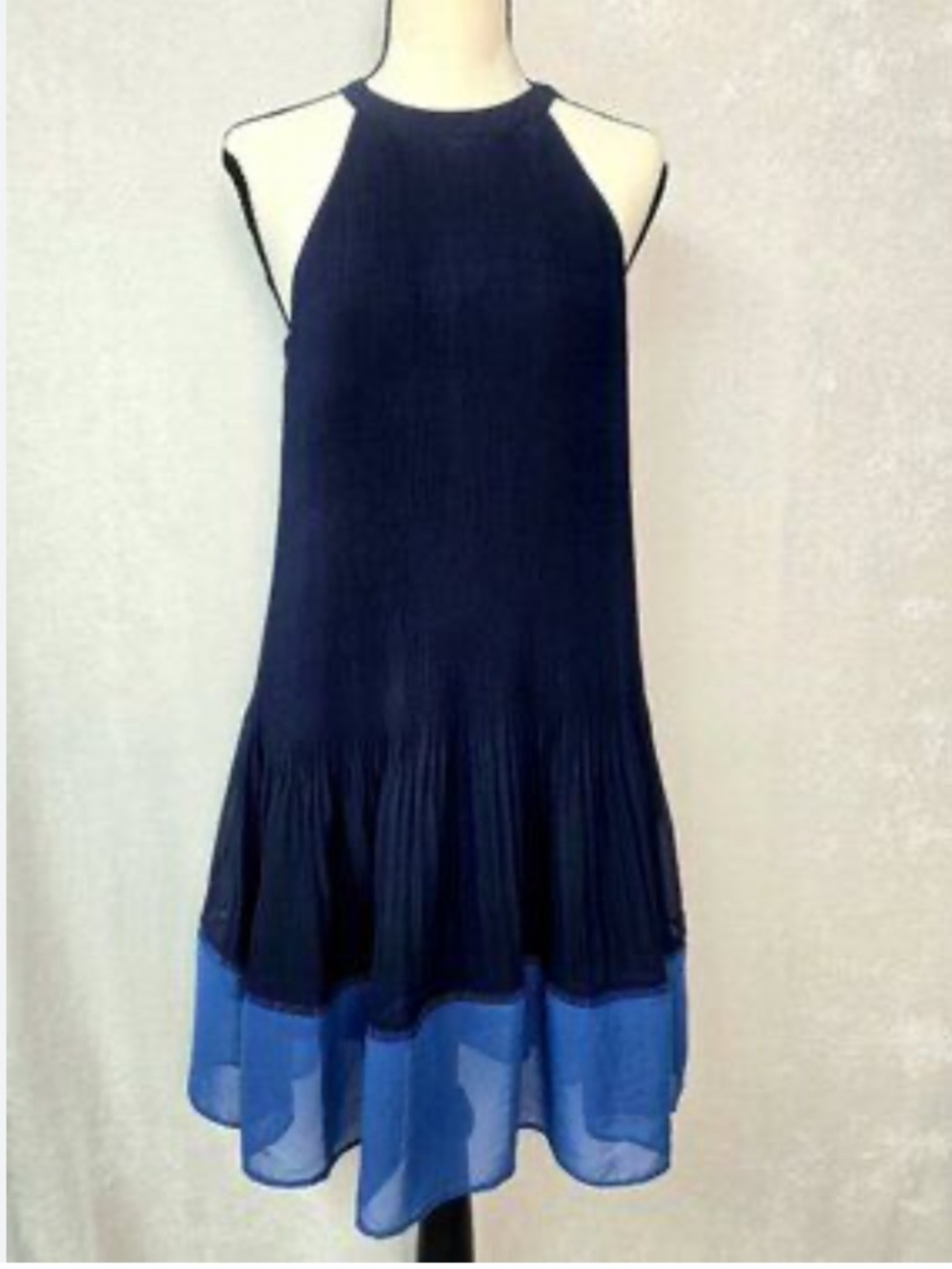 H&M semi-formal navy blue dress